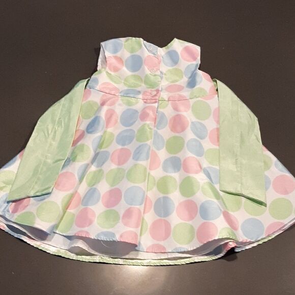 George White with Pastel Polka-dot Dress with Bottoms - Picture 4 of 11